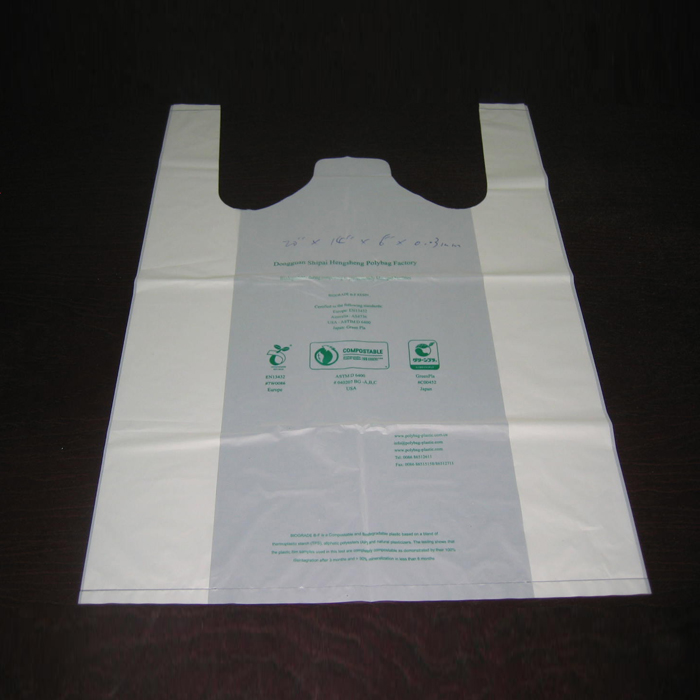 T-shirt BIO degradable bag